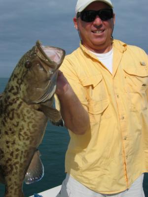 Ross Porter with a 12 lb Grouper